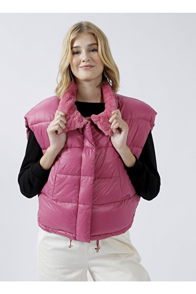 U.S. Polo Assn. Pembe Kadın Yelek Lana22k