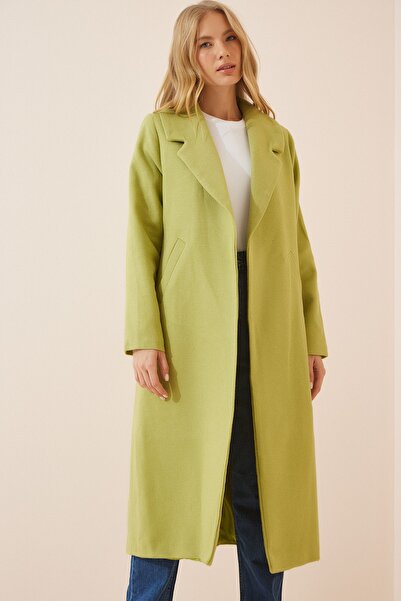 Happiness İstanbul Coat - Green - Double-breasted