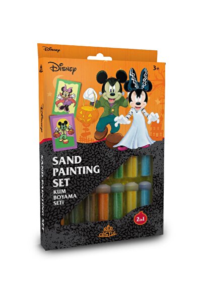 Red Castle مجموعة أنشطة الرسم الرملي لنادي ميكي للهالوين