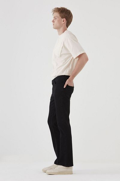 Pantamo Jeans Pantamo Μαύρο κανονικό ίσιο ανδρικό τζιν