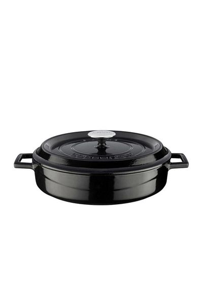 Lava Multi-Purpose Flat Pot Ç28 Trendy Black