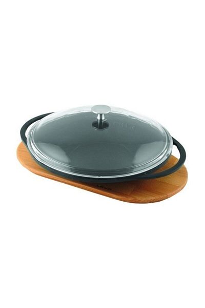 Lava Cast Iron Hair Roasting Pan 28 Cm Glass Standard