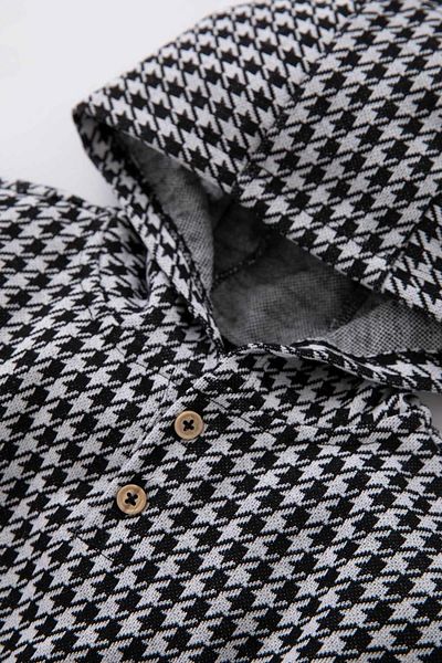 DeFacto Baby Boy Checkered Long Sleeve Sweatshirt