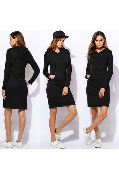 Ladyrosi Fleece Hooded Tunic