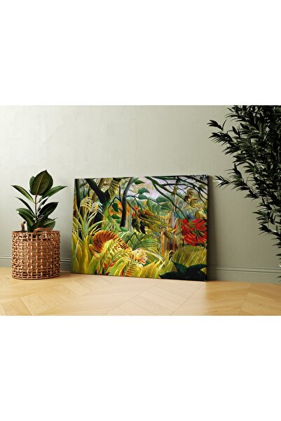 Carmen Henri Rousseau - Tiger Kanvas Tablo