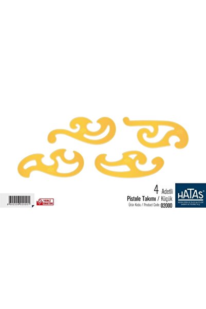 HATAS Pistole Takımı Küçük - 4 Adetli No:02000
