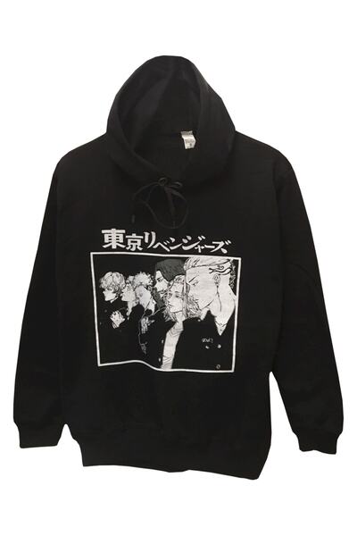 Olympus plus Унісекс оверсайз аніме Tokyo Ravengers Mix Character Басклі Світшот