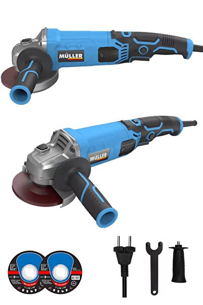 Müller Germany Powerfull 4000 Çelik Şanzıman 6 Kademe Devir Ayarlı Orta Boy Taşlama Ve Kesim Makinesi