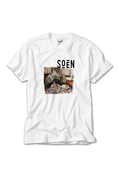 Z zepplin Λευκό μπλουζάκι Soen Tellurian