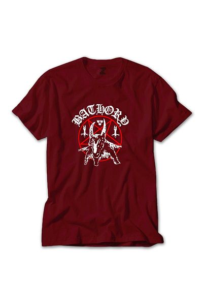Z zepplin Μπλουζάκι Bathory Graphic Red T-shirt