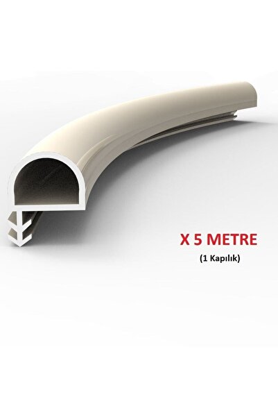 MEKOFİS Ahşap Kapı Fitili Krem (5 Metre)