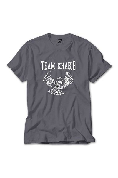 Z zepplin تي شيرت خبيب نورماغوميدوف تيم إيسنشيال باللون الرمادي