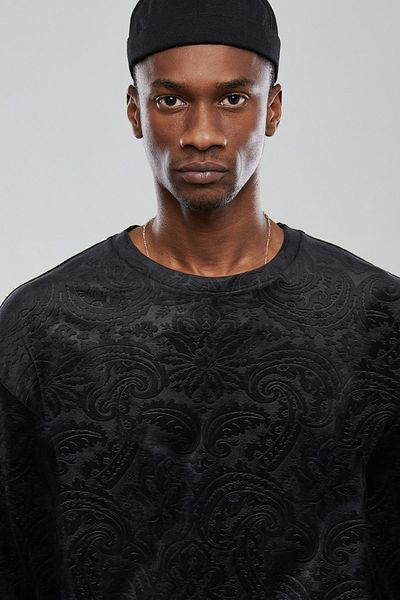Dear Deer Ethnic Velvet Sweatshirt
