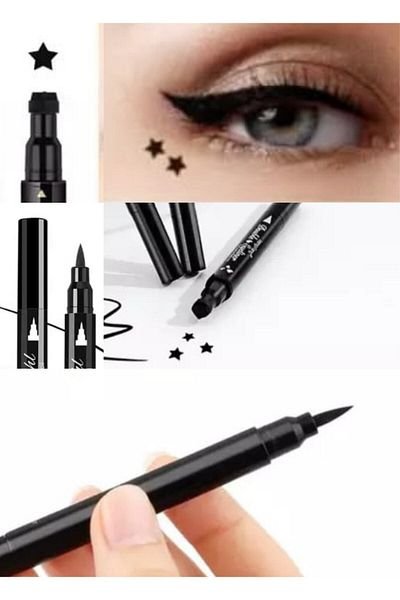 White Lily Cosmetics Double Ended Star Patterned Pencil Eyeliner