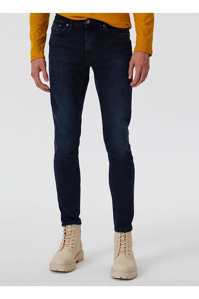 Lee Cooper بنطال جينز رجالي بقصة ضيقة بخصر عادي 231 Lcm121062 جيف إف
