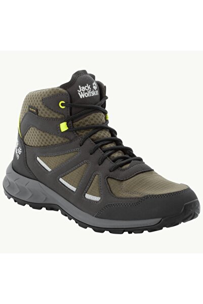 Jack Wolfskin 4051261 Woodland 2 Texapore Mid M Khaki/green Erkek Outdoor Bot
