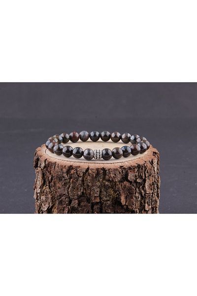 ALAVAN Azurite Natural Stone Bracelet 8 mm Crystal Accessory