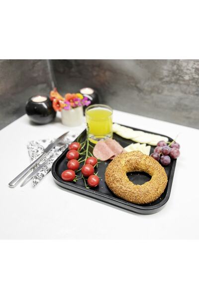 Modestmar Natural Black Marble Presentation Plate / Presentation Tray / Serving Plate