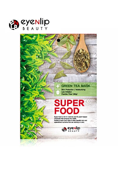 Eyenlip Beauty قناع ورقي لشد البشرة ومكافحة الشيخوخة بخلاصة الشاي الأخضر