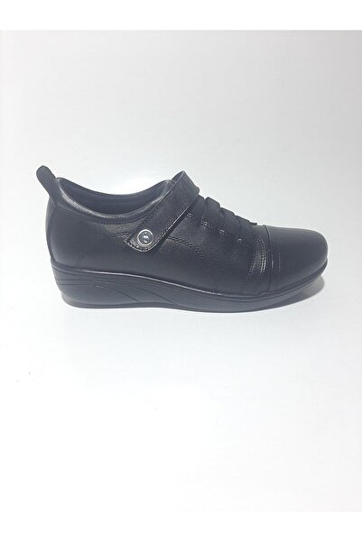 Scavia 077 Sıyah Ortapedık Günlük Ayakkabı