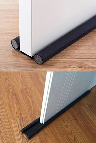 Ankaflex 2 Pieces Black Double-Sided Under-Door Wind Cold and Insect Preventing Thermal Insulation Sponge