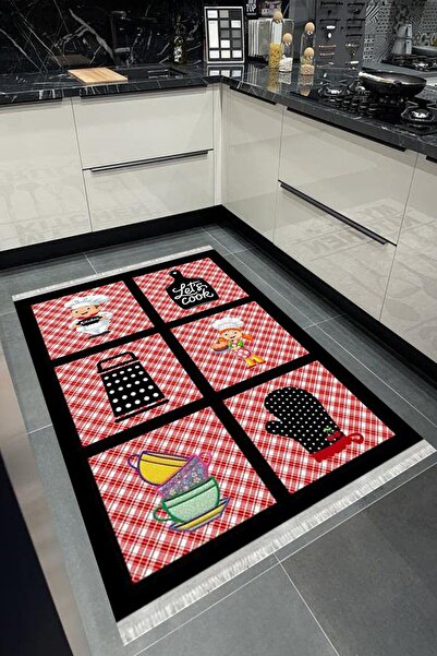Motto Rug Store Eko Dijital Baskı Kaymaz Tabanlı Leke Tutmaz Makinede Yıkanab...