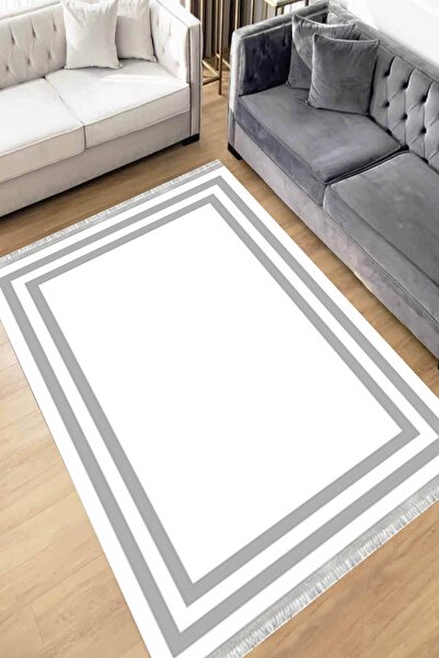 Motto Rug Store Eko Dijital Baskı Yıkanabilir Kaymaz Taban Dekoratif Salon Ha...