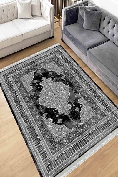 Motto Rug Store Eko Dijital Baskı Yıkanabilir Kaymaz Taban Dekoratif Salon Ha...
