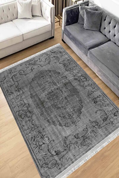 Motto Rug Store Eko Dijital Baskı Yıkanabilir Kaymaz Taban Dekoratif Salon Ha...