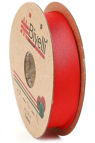 tuhafiyecimiz Satin Piping 2cm Width 25m Red