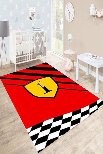 Motto Rug Store Eko Dijital Baskı Kaymaz Taban Dekoratif Makinede Yıkanabilir...