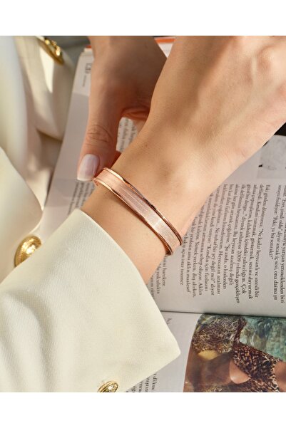 Karadeniz Kuyumculuk Trabzon Hasırı Rose Altın Bilezik 15 gr 10 Mm (22 AYAR)