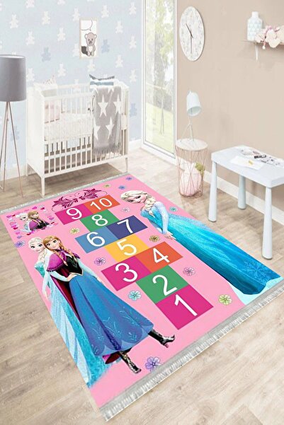 Motto Rug Store Eko Dijital Baskı Kaymaz Taban Dekoratif Makinede Yıkanabilir...