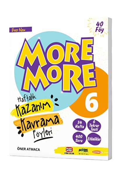 Kurmay Yayınevi Kurmay 6. Sınıf More And More Haftalık Kazanım Kavrama Föyleri