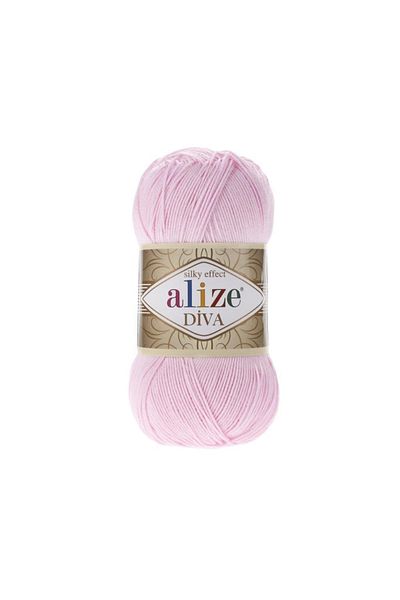 Alize Νήματα πλεξίματος χειρός Diva Baby Pink