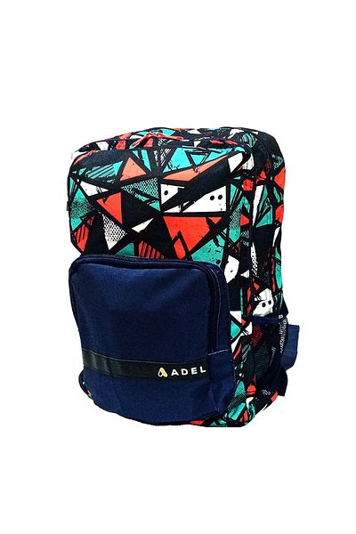 Adel Game Backpack - Navy Blue - Patterns