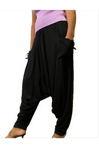 Zen Netted Shalwar Black