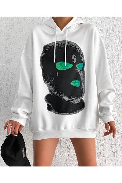 Machetta Σχεδιασμός Unisex Mask-dollar Φούτερ με κουκούλα με στάμπα