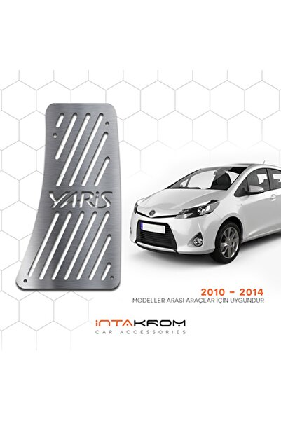 İntachrom Toyota Yaris Krom Ayak Dinlendirme Pedalı