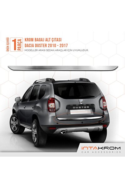 İntachrom Dacia Duster Krom Bagaj Alt Çıtası 2010 -2017