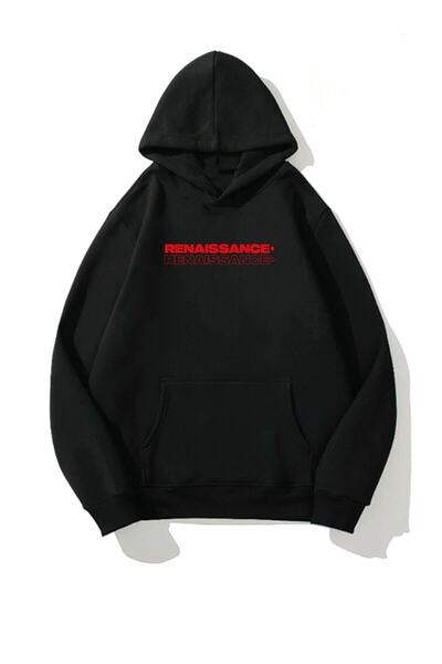 Machetta Design Renaissance Printed Oversize Hoodie Sweatshirt