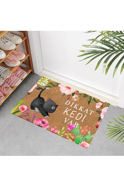 Egebella Non-Slip Base Printed Decorative Door Mat