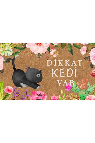 Egebella Non-Slip Base Printed Decorative Door Mat
