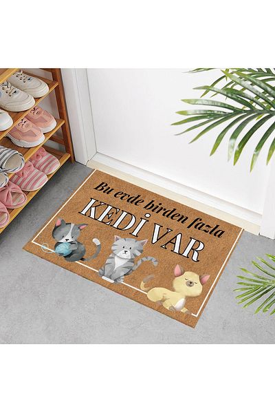 Egebella Non-Slip Base Printed Decorative Door Mat