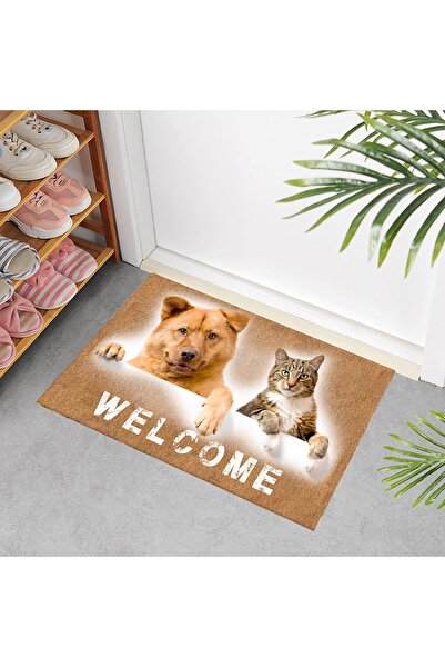 Egebella Non-Slip Base Printed Decorative Door Mat