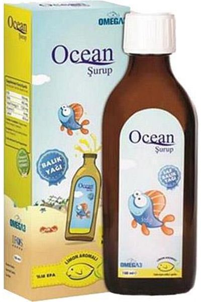 Ocean Orzax Omega3 Syrup - Lemon 150 Ml