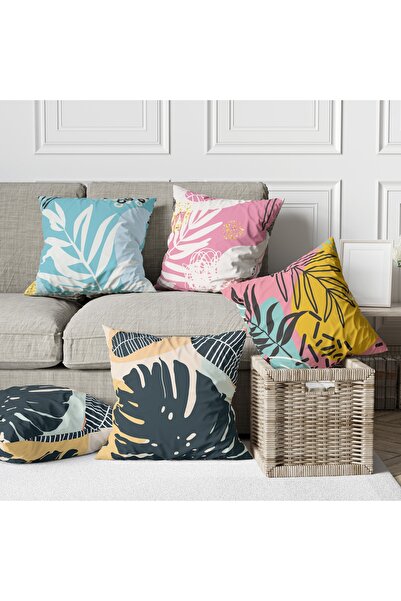 LadiesHome 5-предметний набір чохлів для подушок з двостороннім цифровим прин...