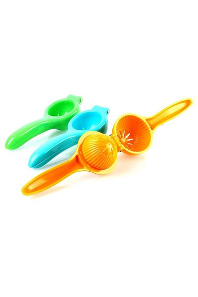 İndiriminVar 2 Pieces of Lemon Squeezer - Lemon Squeezer with Closure and Juice Extractor