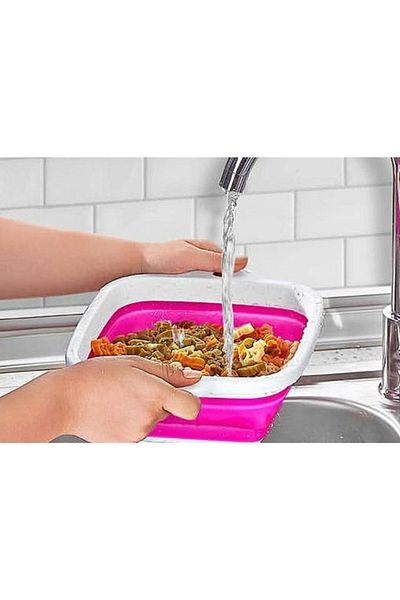 İndiriminVar Square Accordion Practical Strainer