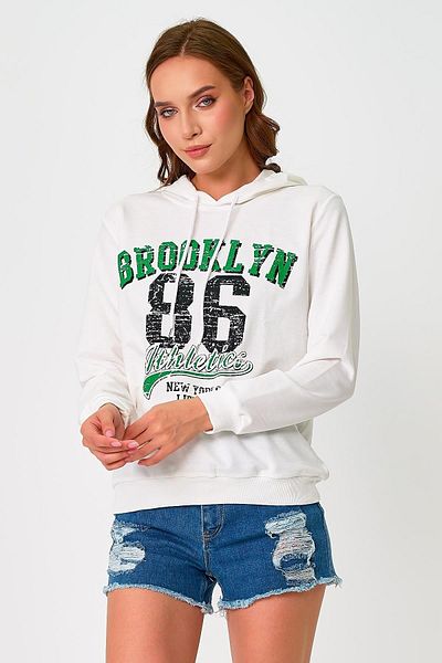 Rodi Γυναικείο φούτερ με κουκούλα Brooklyn Rd23kb 115859   Κρέμα